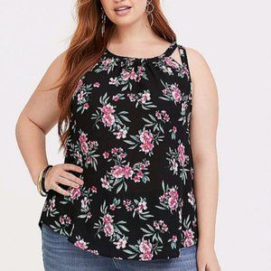 Torrid NWT Tropical Floral Strappy Cami Tank Top